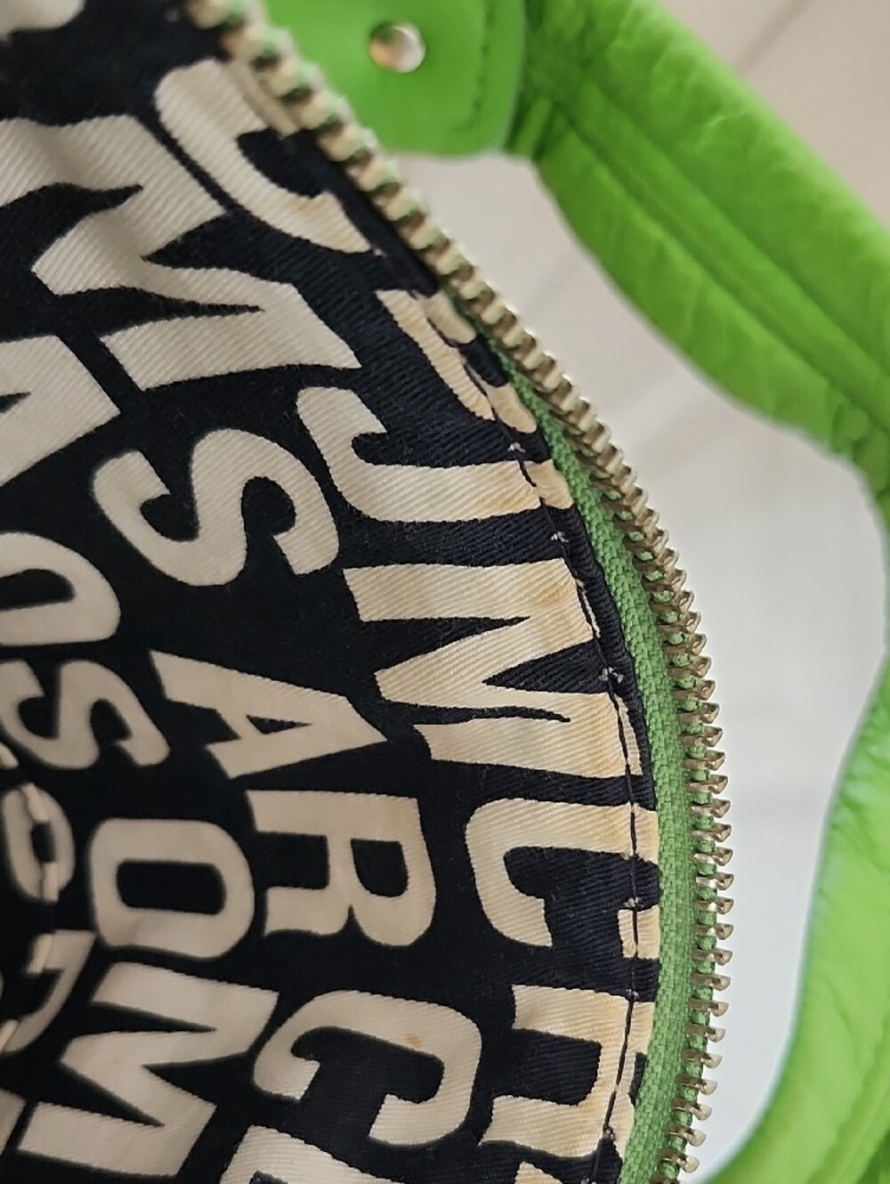 MARC JACOBS Green Women's Leather Tote Handbag - Picture 7 of 9